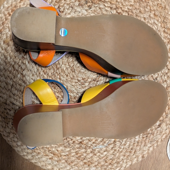 Charlotte Stone, Iconic "Rafi" Multicolor Strappy Platform Sandals - Picture 9 of 11